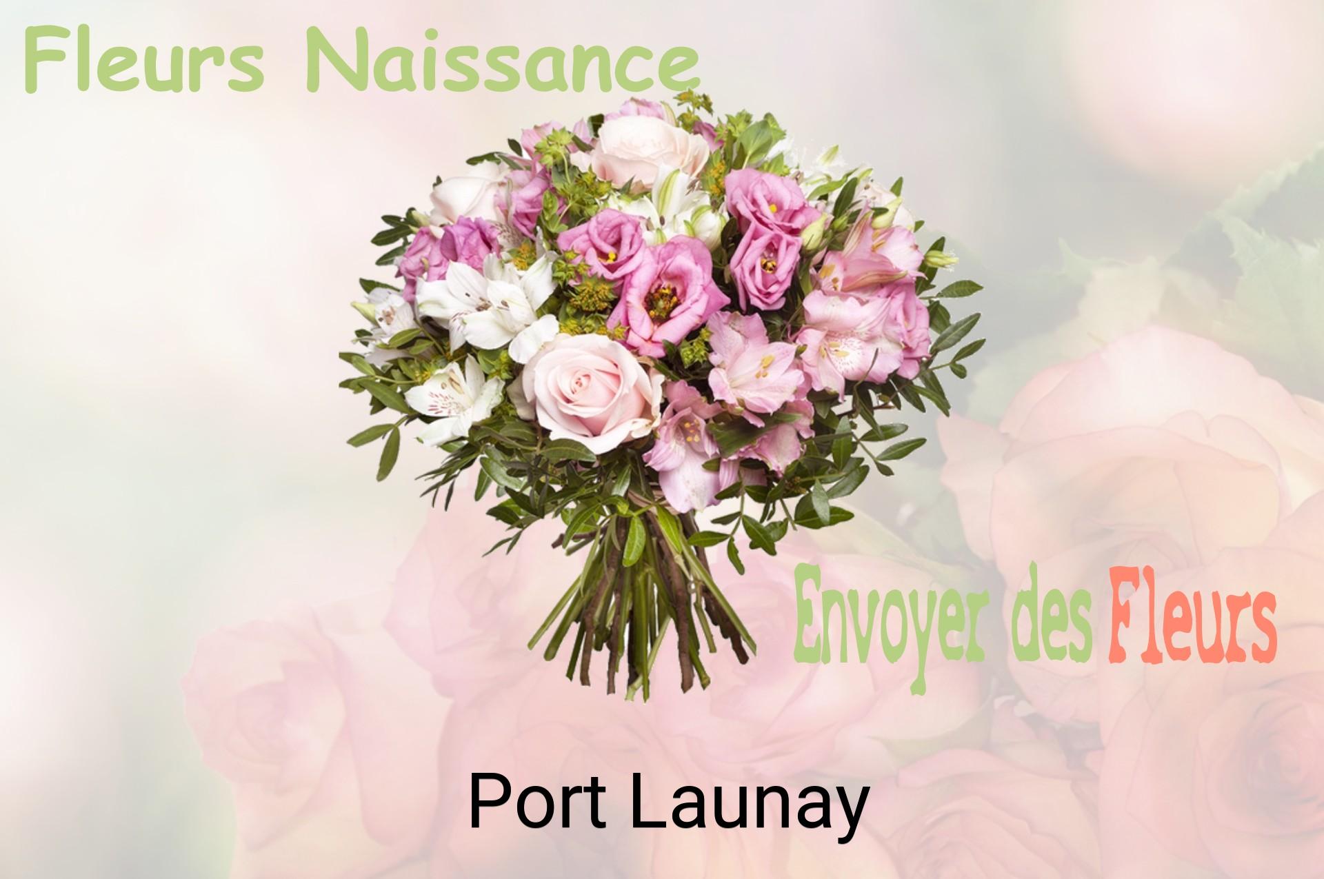Bouquet de fleurs de naissance livré à Port-Launay